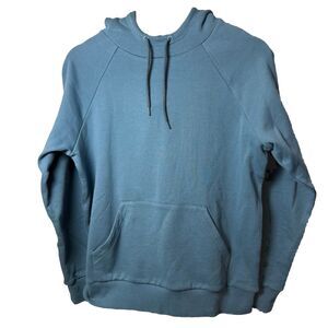 Stoic Hoodie Womens Small Blue Pullover Midweight Sweatshirt Gym Casual Sporty